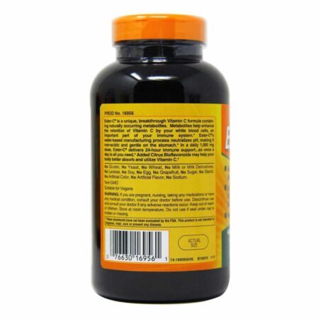 American Health Ester C® 500 mg com Bioflavonoides Cítricos - 450 Cápsulas Vegetarianas - Potência e Proteção Imunológica - Imagem 2