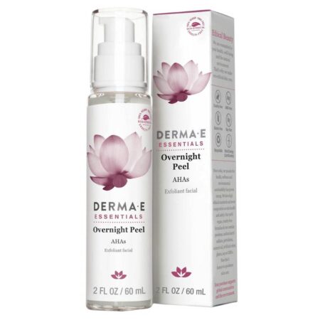 Derma E, Peeling Noturno AHA, Exfoliante Facial - 60 ml (2 fl oz)