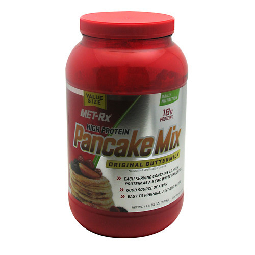 MET-Rx Pancake Mix Alta Proteína - 1,8 Kg | Preparo Rápido e Nutritivo