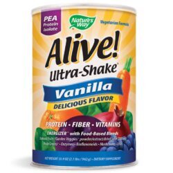 Nature's Way Ultra-Shake Proteína de Ervilha Baunilha 962g - Energia e Nutrição Pura