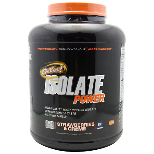 ISS Research Oh Yeah! Isolate Power Morangos e Creme - 1.814g | Whey Protein Isolado Puro