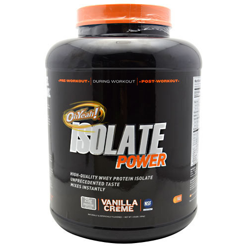 ISS Research Oh Yeah! Isolate Power, Whey Protein Isolado Sabor Creme de Baunilha - 1.816g
