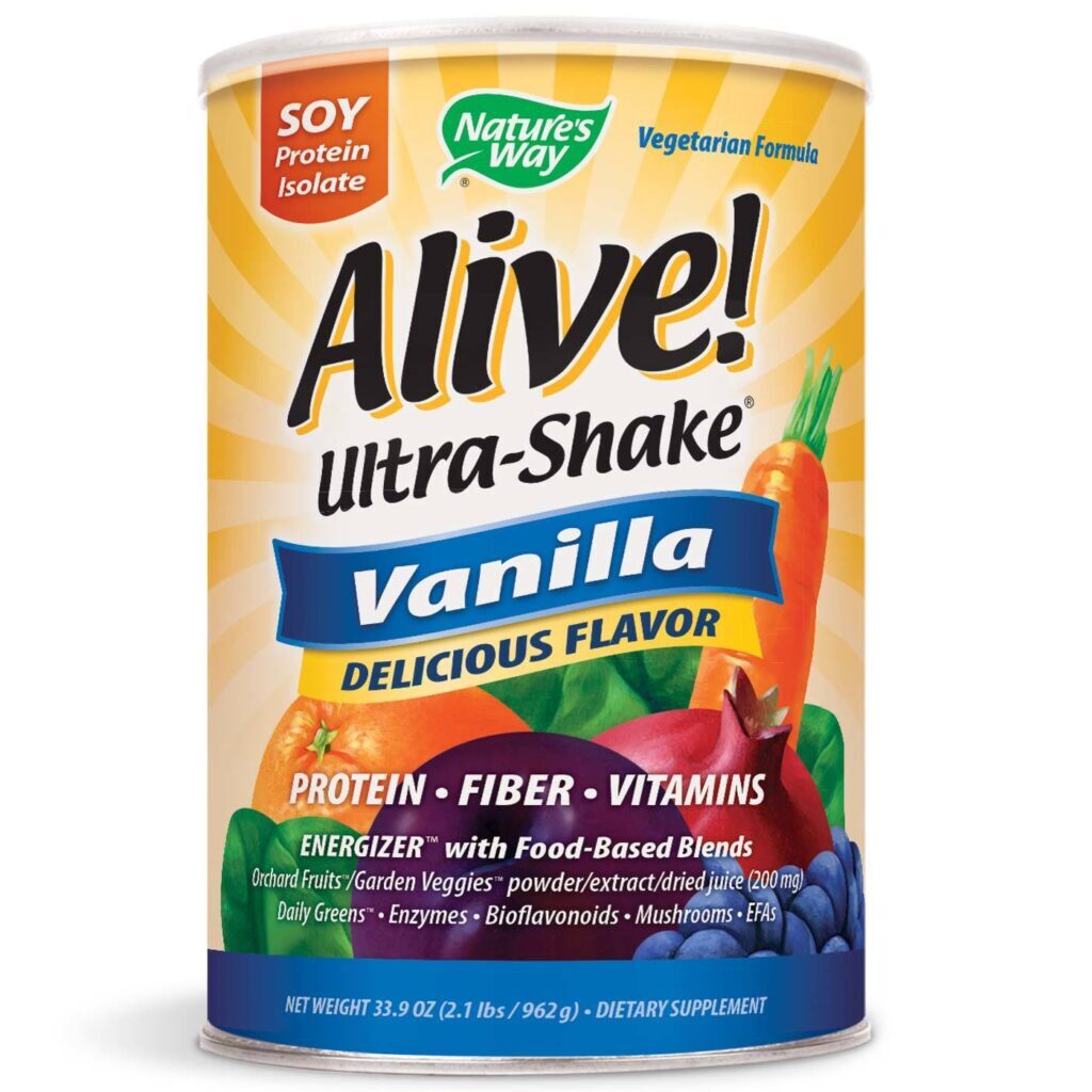 Nature's Way Alive! Ultra Shake Proteína de Soja 962g: Nutrição Essencial e Energia Pura