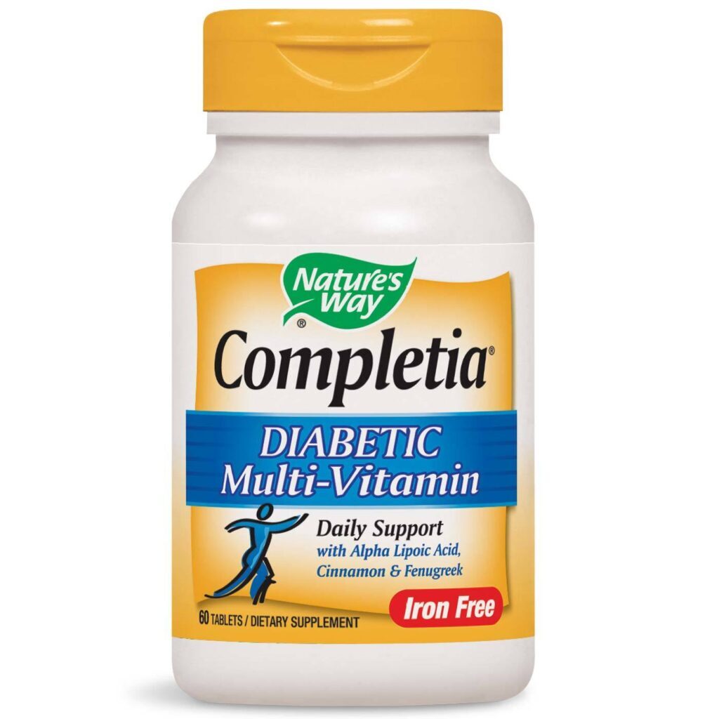 Nature's Way Completia Multivitamínico Diabético 60 Tabletes - Saúde e Bem-Estar