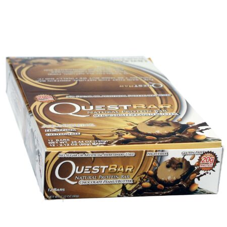 Barra de Proteína Peanut Butter Quest Nutrition 60 gr - 12 Unidades