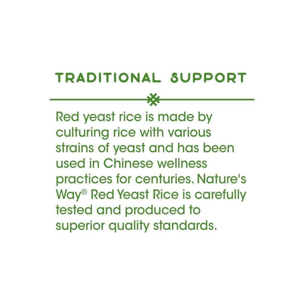 Nature's Way Levedura de Arroz Vermelho 600 mg - 60 Cápsulas Vegetarianas para Saúde Cardiovascular - Imagem 5