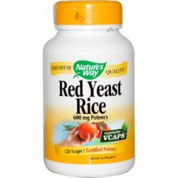 Nature's Way Levedura de Arroz Vermelho - 120 Cápsulas Vegetarianas - Controle de Colesterol
