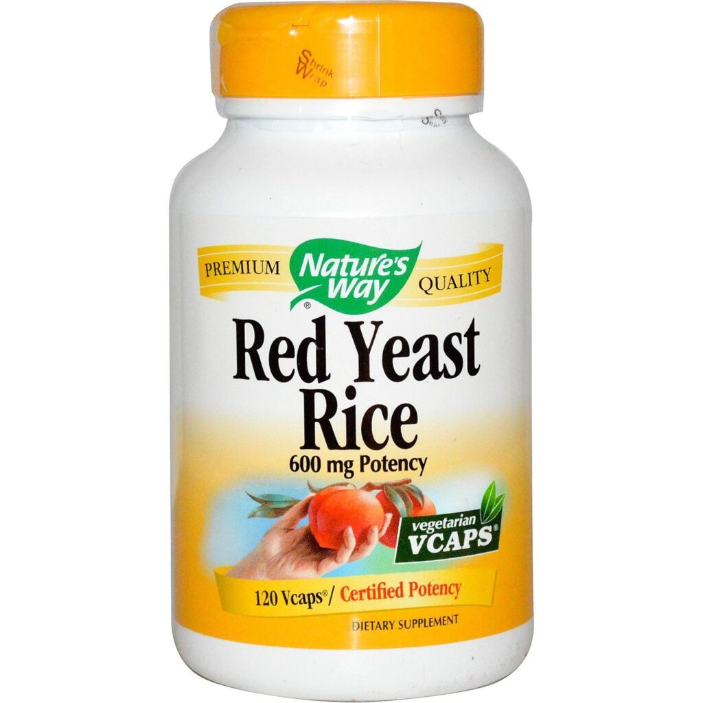 Nature's Way Levedura de Arroz Vermelho - 120 Cápsulas Vegetarianas - Controle de Colesterol