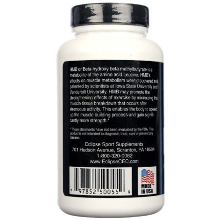 Eclipse Sports Supplements, HMB 750 mg - 120 Cápsulas - Image 3