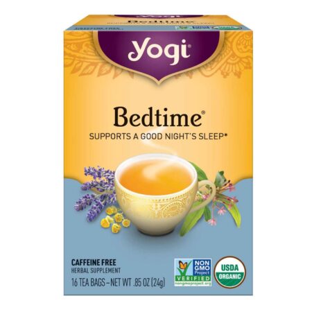 Yogi Tea Organic, Chá Orgânico Bedtime -16 Sacos