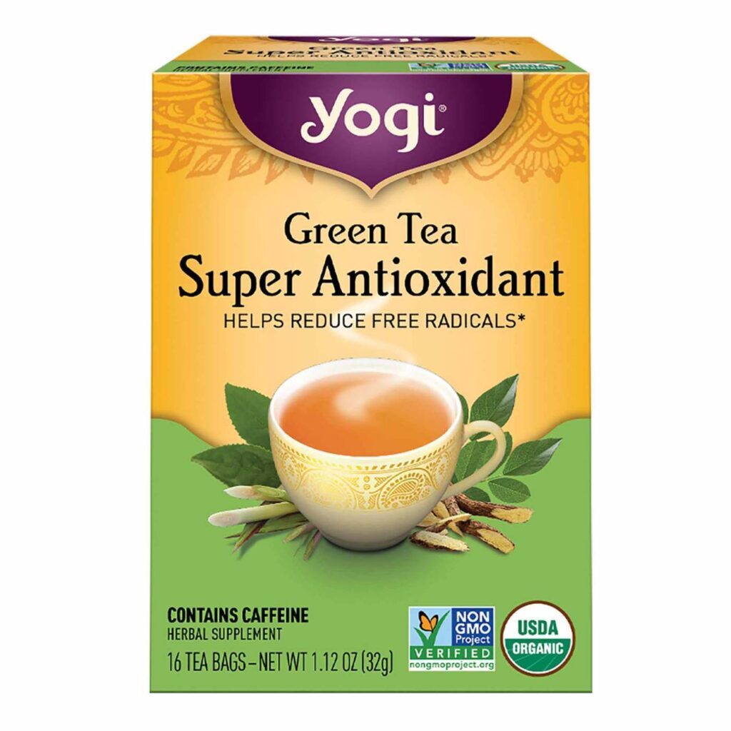 Yogi Tea Chá Verde Super Antioxidante Orgânico - 16 Saquinhos