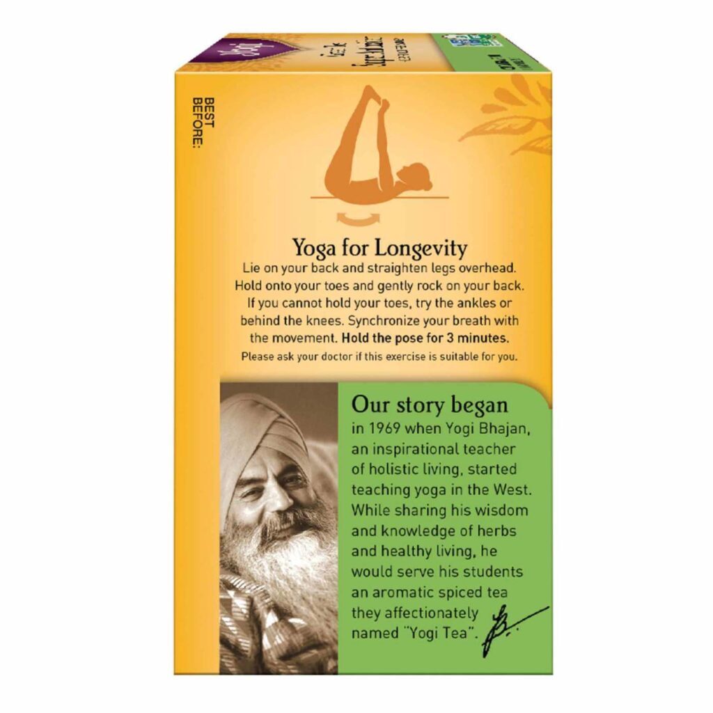 Yogi Tea Chá Verde Super Antioxidante Orgânico - 16 Saquinhos - Imagem 3