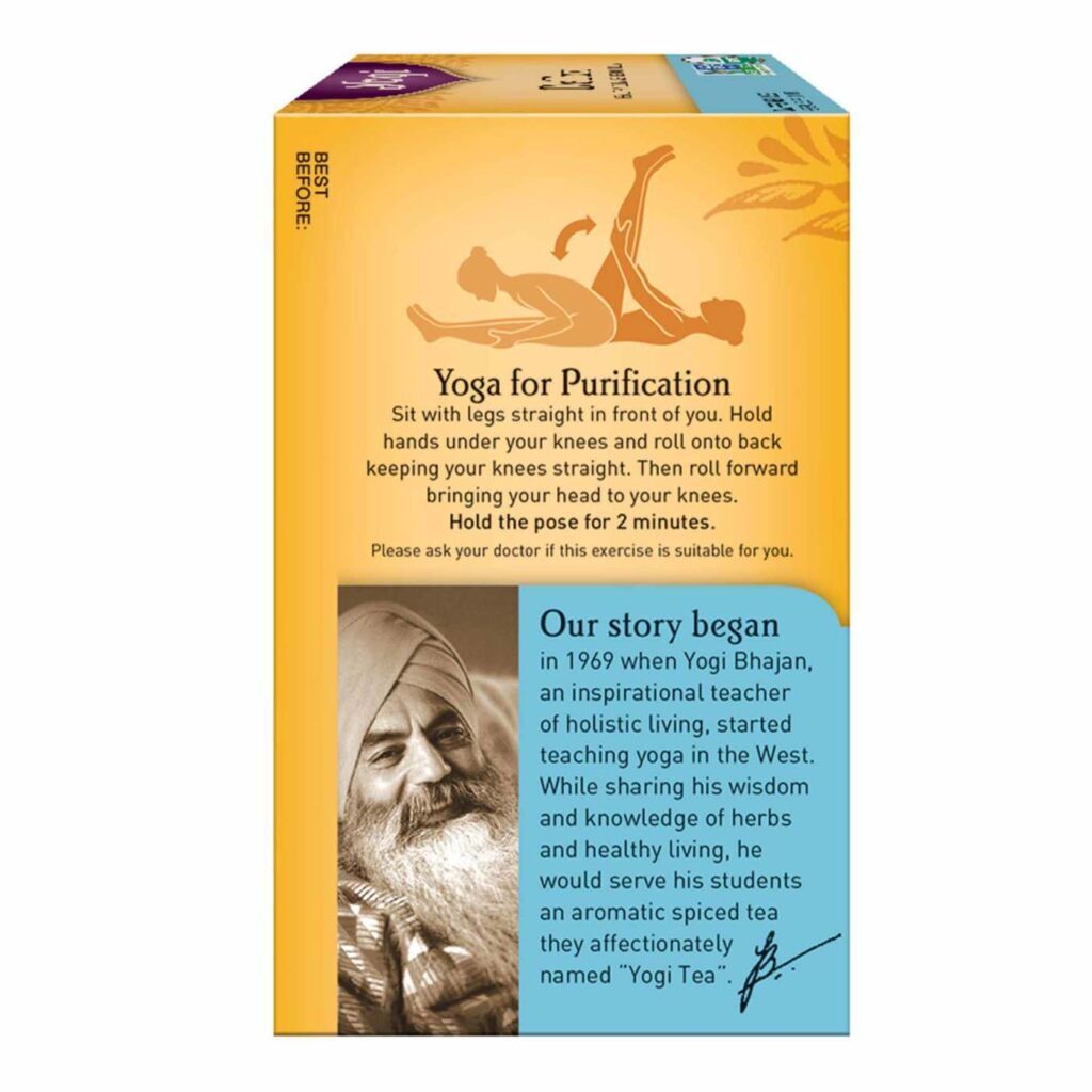 Yogi Tea Chá Orgânico Detox - 16 Saquinhos: Purificação e Bem-Estar Natural - Imagem 3