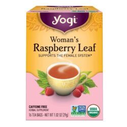 Yogi Tea Chá Orgânico Folha de Framboesa para Mulheres - 16 Saquinhos