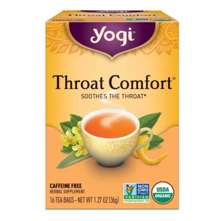 Yogi Tea Organic Teas, Chá Conforto da Garganta - 16 Saquinhos de Chá