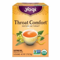 Yogi Tea Chá Conforto da Garganta Orgânico 16 Saquinhos - Alívio Natural