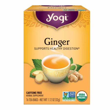 Yogi Tea Organic Teas, Chá Orgânico de Gengibre - 16 Saquinhos de Chá