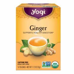 Yogi Tea Chá Orgânico de Gengibre - 16 Saquinhos de Chá para Bem-Estar