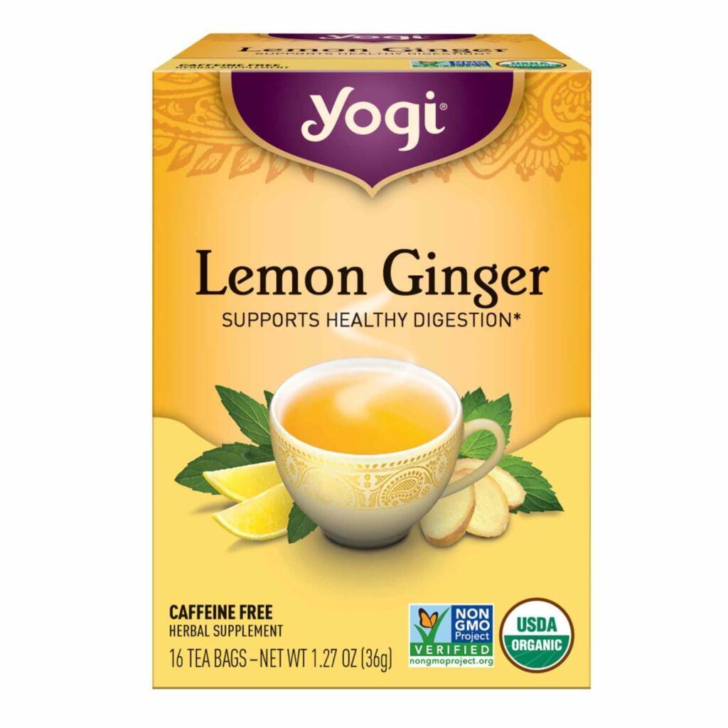 Yogi Tea Orgânico Chá Limão e Gengibre - 16 Saquinhos para Bem-Estar no Brasil