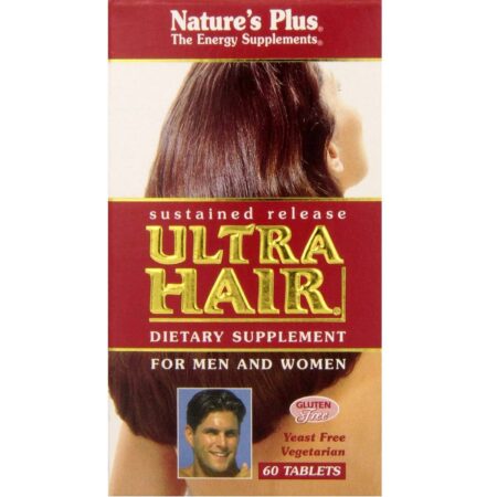 Nature's Plus, Ultra Hair® Liberação Controlada - 60 Tabletes