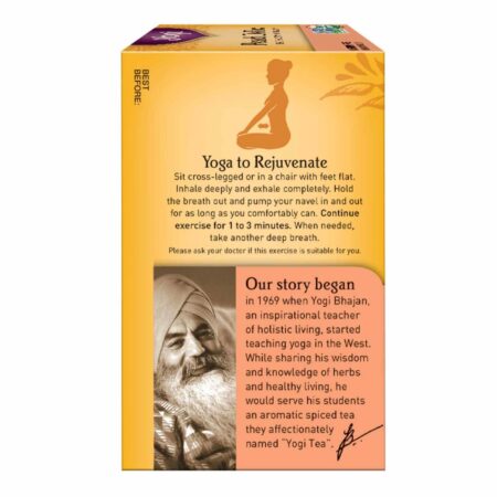 Yogi Tea Organic, Chá Detox de Pêssego - 16 saquinho de chá - Image 3