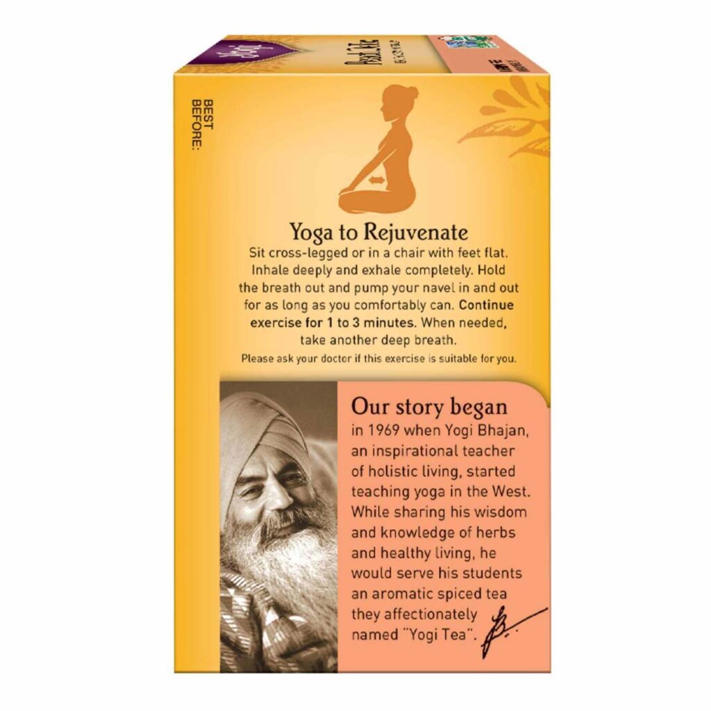 Yogi Tea Chá Detox Orgânico Pêssego - 16 Saquinhos - Imagem 3