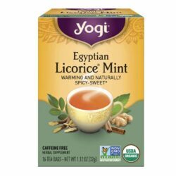 Yogi Tea Chá Egípcio Alcaçuz com Menta Orgânico - 16 Saquinhos