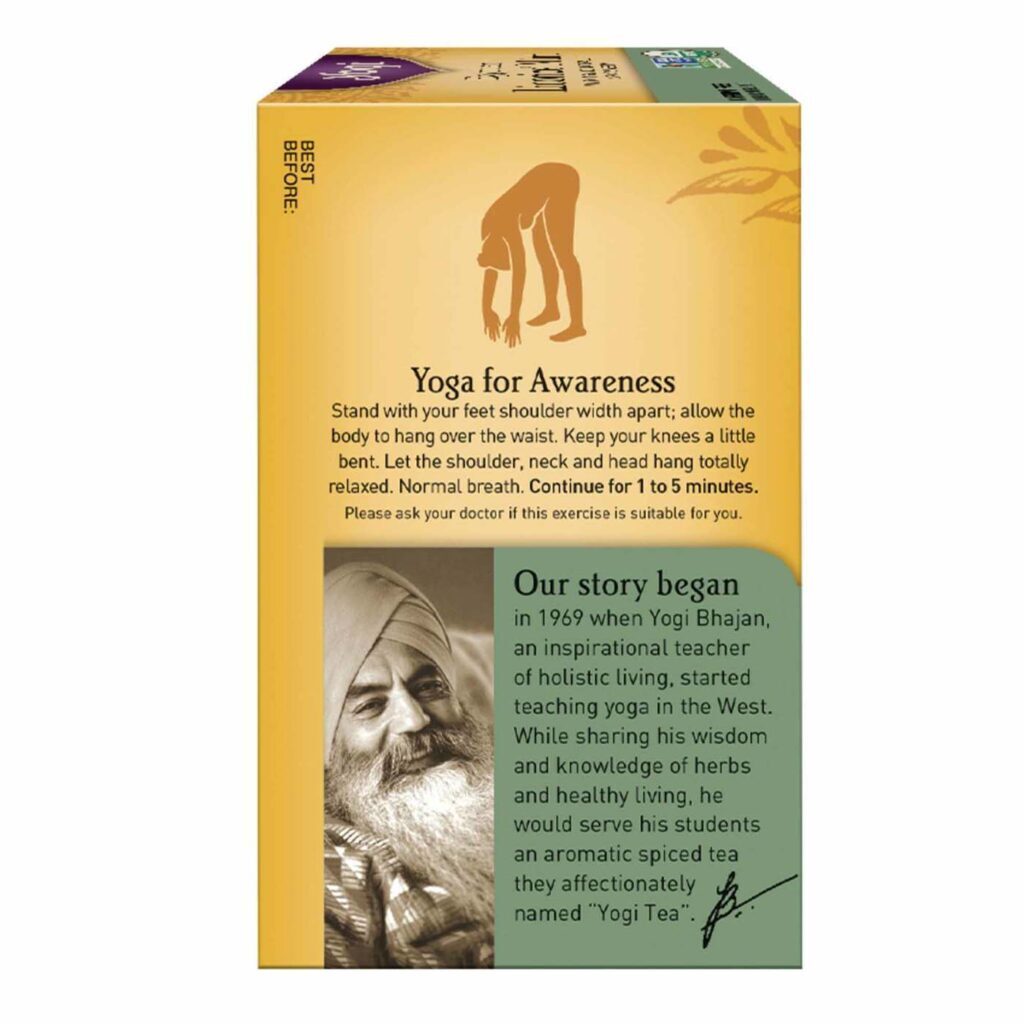 Yogi Tea Chá Egípcio Alcaçuz com Menta Orgânico - 16 Saquinhos - Imagem 3