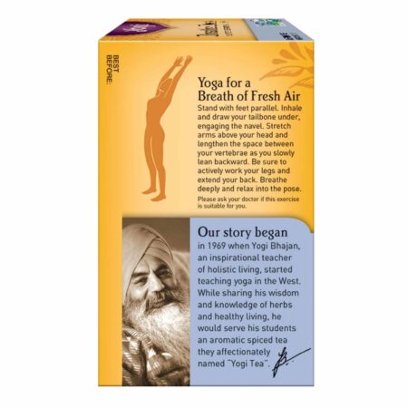 Yogi Tea Organic Teas, Breathe Deep® Chá de Suporte do Sistema Respiratório - 16 Saquinhos de Chá - Image 3