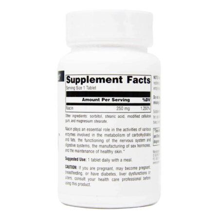 Source Naturals, Niacina 250mg - 100 Tabletes - Image 2