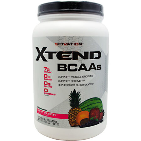 Scivation Xtend BCAAs, Fruit Punch - 90 Servings