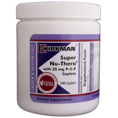 Kirkman Labs Super Nu-Thera 540 Cápsulas com 25 Mg P-5-P - Alta Absorção para o Bem-Estar no Brasil