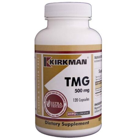 Kirkman Labs, TMG (Trimetilglicina) 500 mg - 120 Cápsulas Vegetarianas