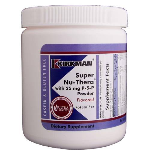 Kirkman Labs Super Nu-Thera® com P-5-P 25 Mg (454 g) - Suporte Nutricional Completo para Você