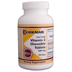 Kirkman Labs Vitamina C 250 mg - 250 Tabletes Mastigáveis para Imunidade e Bem-Estar no Brasil