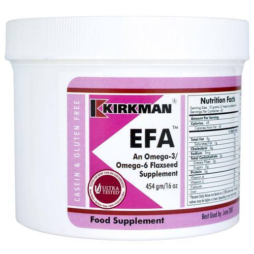 Kirkman Labs EFA em Pó - Ácidos Graxos Essenciais 453g (16 oz)