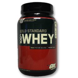 100% Whey Proteína Optimum Nutrition Biscoitos e Creme 2 lbs (943g) Brasil