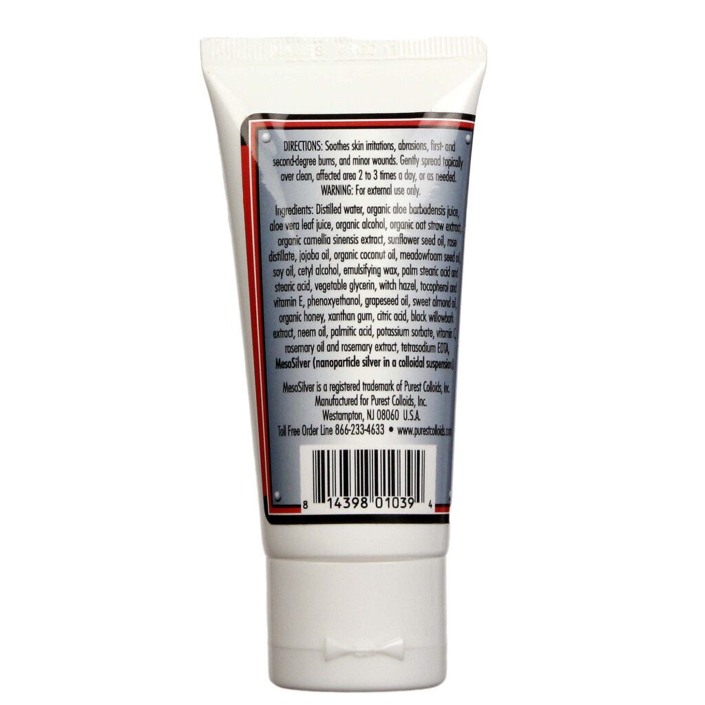 Mesosilver® Creme Tópico Original Purest Colloids - 59.2 ml: Cuidado e Bem-Estar para a Sua Pele - Imagem 2
