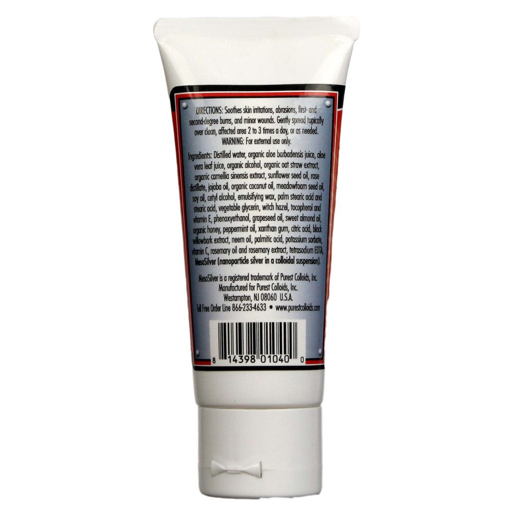 Mesosilver® Creme Tópico Hortelã - Purest Colloids | 59,2ml - Imagem 2