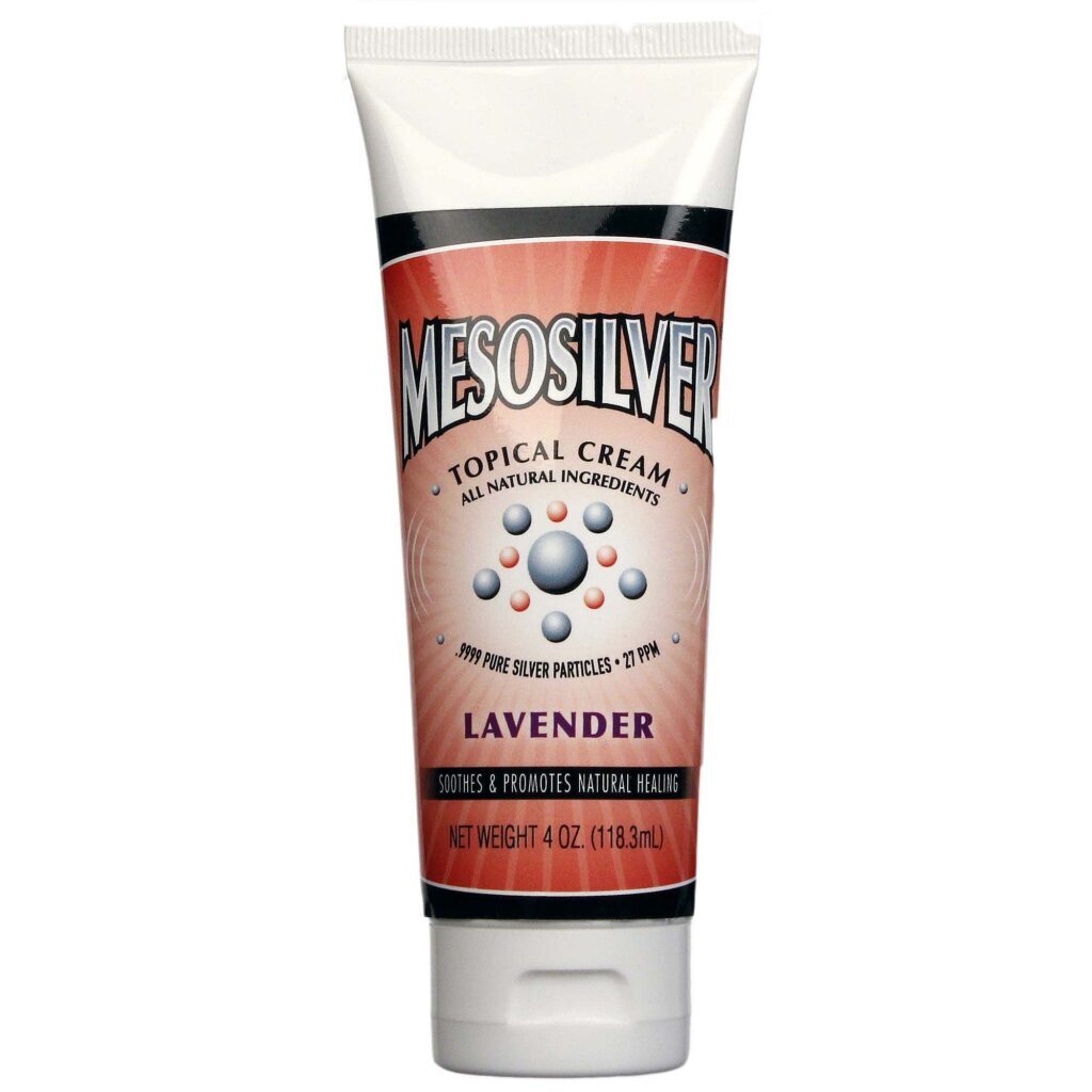 Purest Colloids Mesosilver Creme Tópico Lavanda 118,3mL - Alívio e Cuidado da Pele