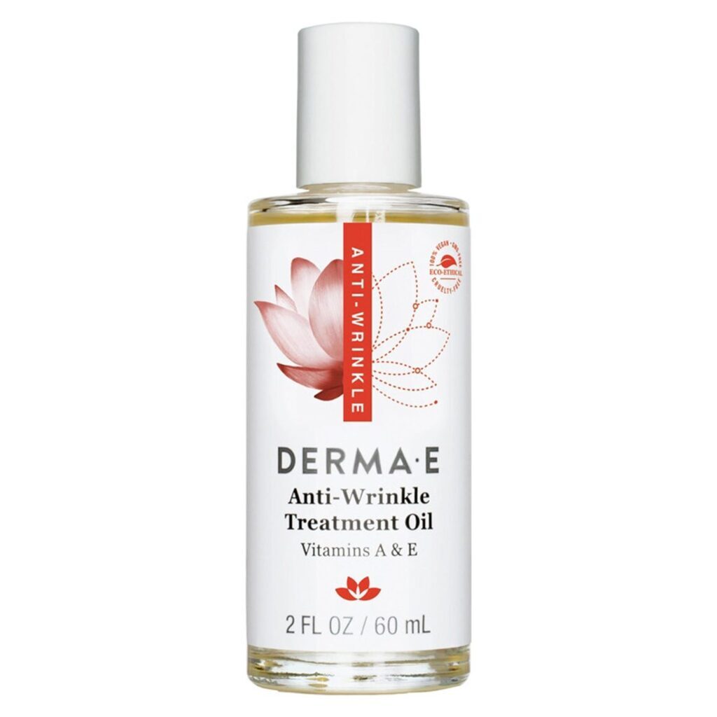 Derma E Óleo de Tratamento Anti-Rugas Vitamina A e E 60 ml: Pele Firme e Luminosa