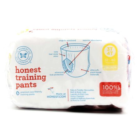 The Honest Company Training Pants, Chambray Floral - Size 3T/4T (L), 23 pack - Image 3