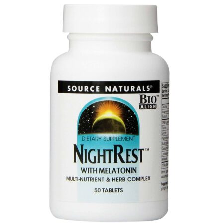 Source Naturals, Noite de descanso - 50 Tabletes