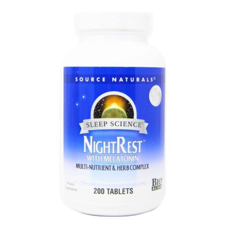 Source Naturals, Noite de descanso - 200 Tabletes