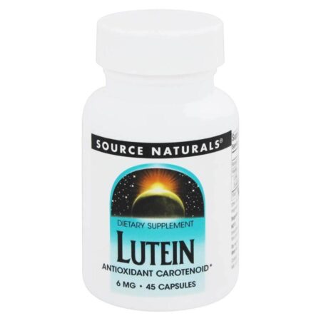 Source Naturals, Luteína 6mg - 45 Cápsulas