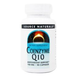 Source Naturals Coenzima Q10 100mg: Energia e Saúde do Coração - 90 Cápsulas