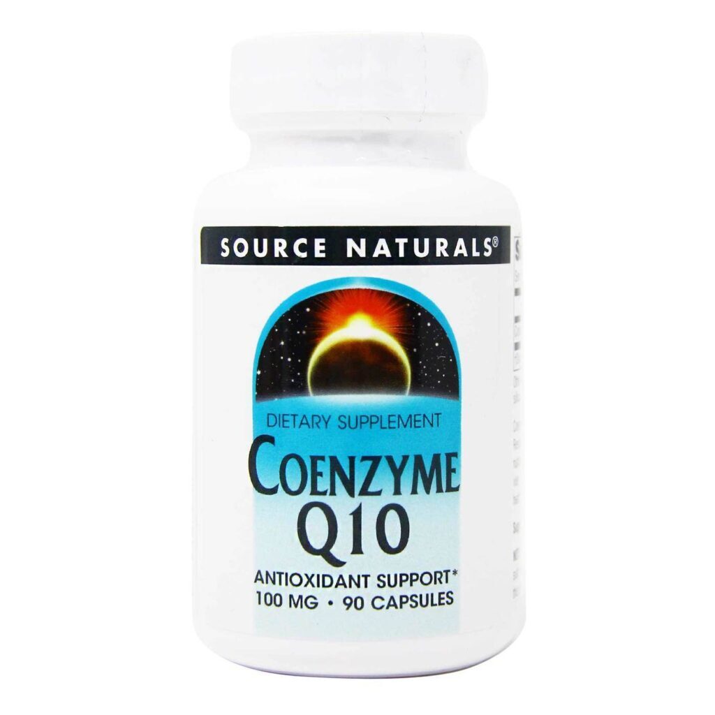 Source Naturals Coenzima Q10 100mg: Energia e Saúde do Coração - 90 Cápsulas