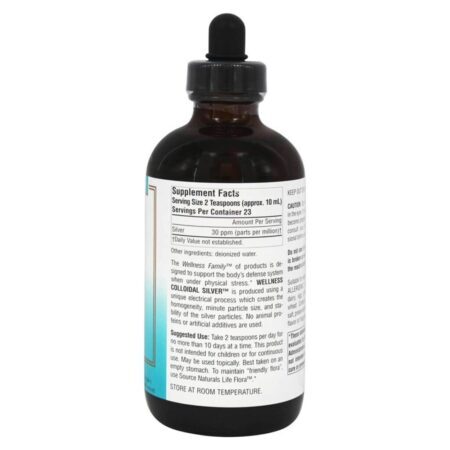Prata Coloidal Source Naturals Wellness 30 PPM - 236ml | Suporte Imunológico Natural - Imagem 2