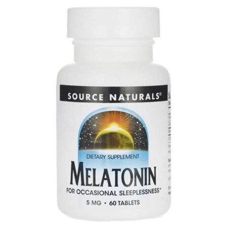 Source Naturals, Melatonina 5 mg - 60 Tablets