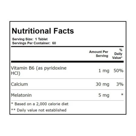 Source Naturals Melatonina 5mg para Dormir Melhor - 60 Comprimidos - Sono Tranquilo - Imagem 2